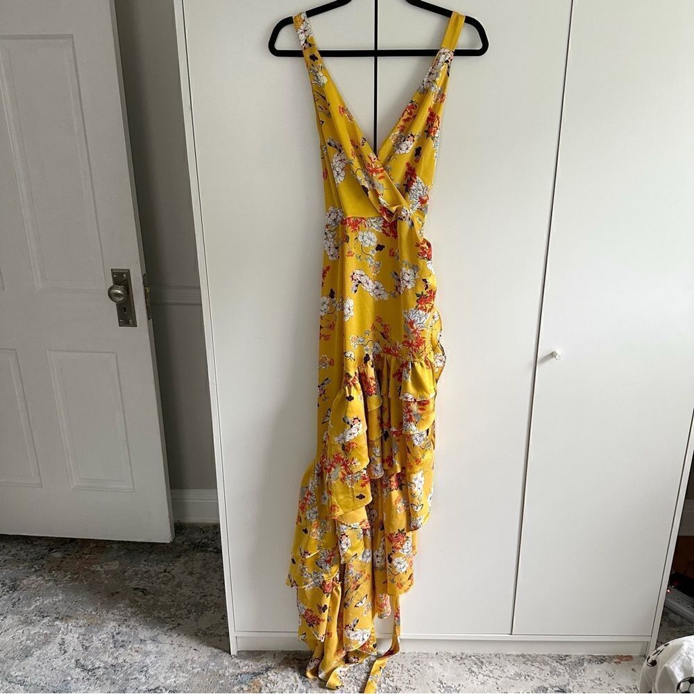 Bronx and Banco Narciss Midi Dress in Yellow - Picture 4 of 15